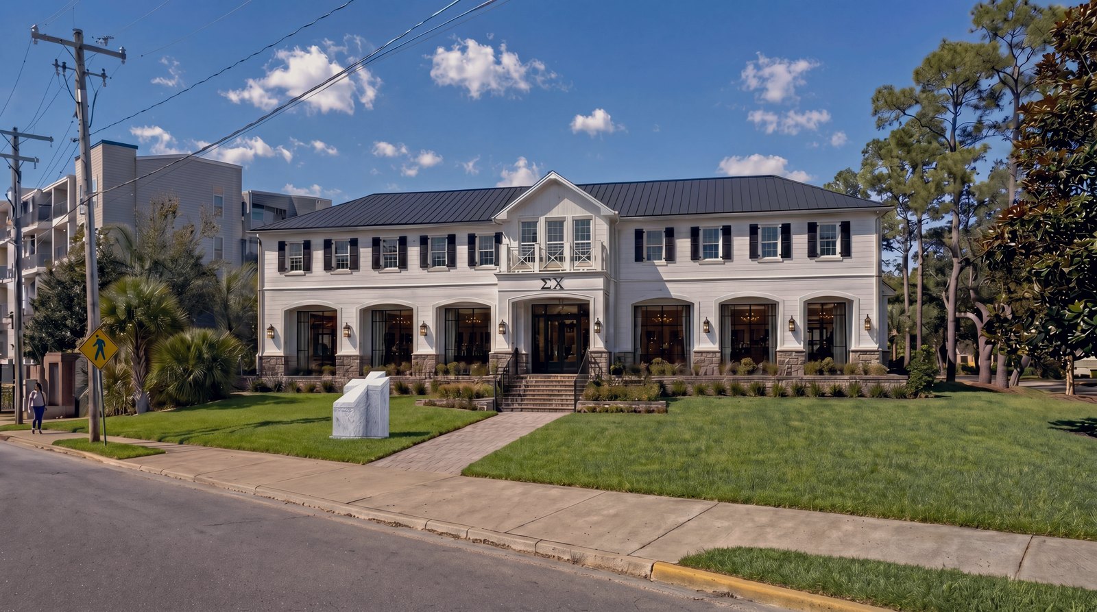 Architectural rendering of the new Sigma Chi Epsilon Zeta chapter house